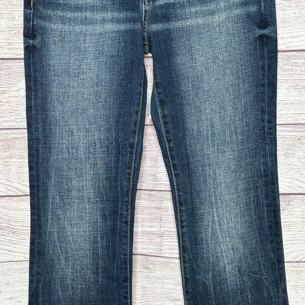 BKE Women's Stella Mid Rise Slim Fit Boot Cut Western Denim Jeans Size 26 x 31.5 - Picture 8 of 11